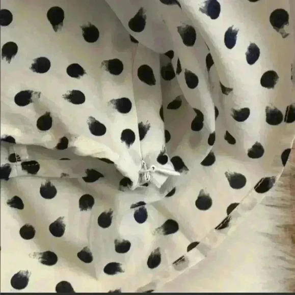 🌻- NWOT Pearl Street Polka Dot Crop Top Size M - Picture 4 of 5